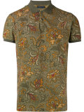 floral print polo shirt 