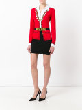tromp-l'oeil cardigan dress