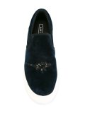 'Mercer' velvet slip-on sneaker
