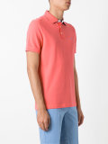 logo patch polo shirt 
