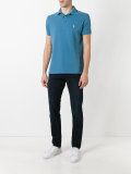 logo embroidered polo shirt