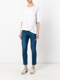 gathered front T-shirt