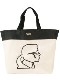Karl print shopping bag