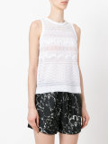 textured tank top