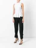 drawstring cropped pants 