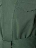 stand collar belted jacket