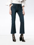 Le Crop Mini Boot lace-up jeans