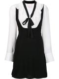 ruffled neck dress