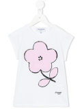 flower print T-shirt 