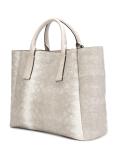 snakeskin effect tote 