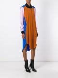 colour block shirt dress