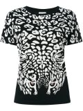 leopard print T-shirt