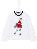 little girl embroidered top