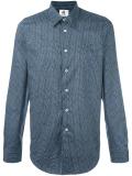 split-scale polka dots shirt