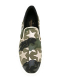slip-on camouflage trainers