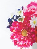 flower chest print T-shirt