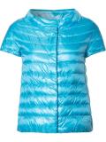 glossy quilted jacket