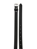 silver-tone hardware belt