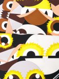 monster print scarf