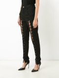 lace front trousers