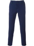 pleated skinny chinos