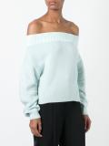off-shoulder jumper