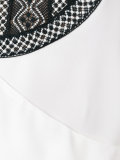 contrast blouse 