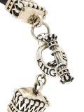 crown toggle clasp braided bracelet