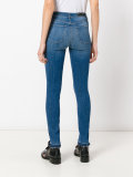 high-waist skinny jeans