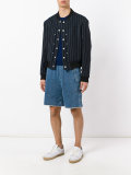 elasticated waist jean shorts