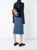 geometric print small backpack