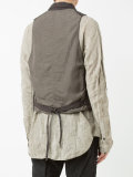 buttoned waistcoat