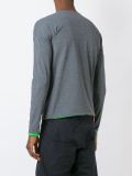 contrast lining long sleeve top