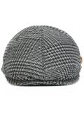 houndstooth pattern beret