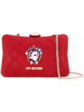face pin clutch bag 