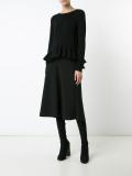 ruffle hem jumper 