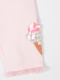 sequin ice-cream detail leggings