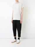 pleated short sleeve t-shirt