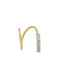 'Bela Blanc' twirl diamond earring