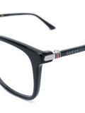 Web plaque rectangular glasses