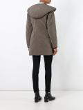 hood detail parka coat