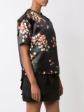 floral print satin top