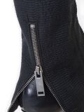 zip detail trousers