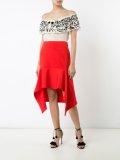embroidered off-shoulder blouse