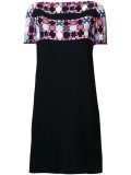 printed top shift dress