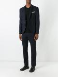 zigzag tonal pattern trousers