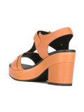 platform buckled sandals