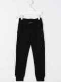 logo print track pants