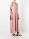strapless shift dress