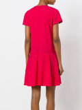 laced neckline dress